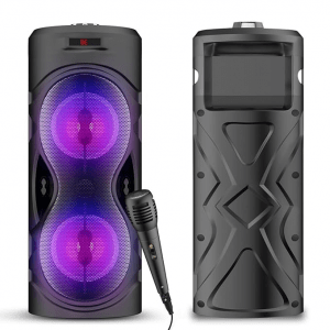 Woofer 40W Multi-Media Bluetooth Party Speaker with Wired Mic for Karaoke